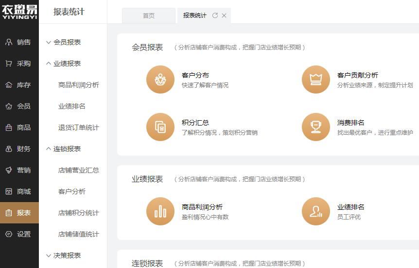 服飾店經(jīng)營(yíng)報(bào)表軟件數(shù)據(jù)分析